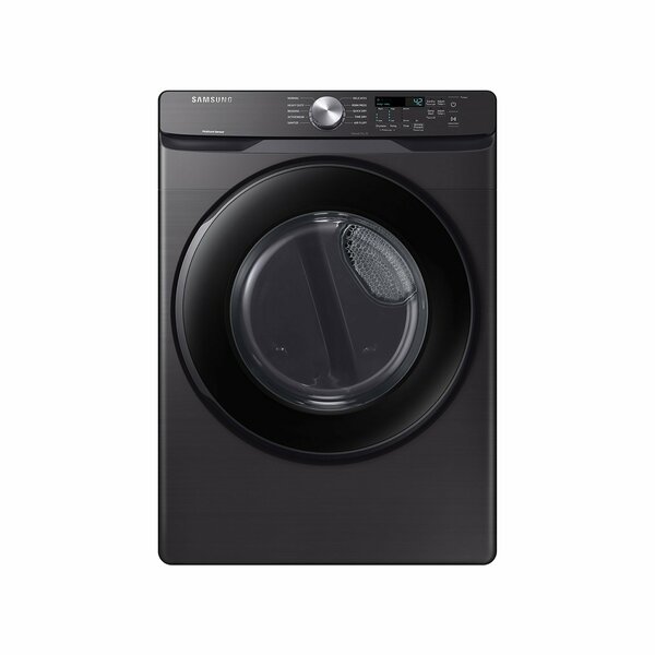 Almo 7.5 cu. ft. Electric Sensor Dry Dryer in Brushed Black with Smart Care and Interior Drum Light DVE45T6000V